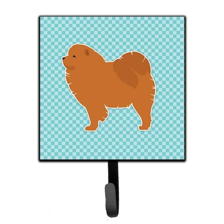 Jensendistributionservices Chow Chow Checkerboard Blue Leash or Key Holder MI1715029